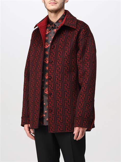 fendi red jacket|fendi jackets men's.